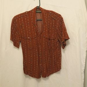 Outback Red - sz-small - rust, navy & beige